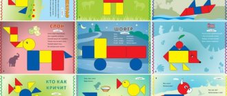 Dienesh blocks for preschoolers: diagrams