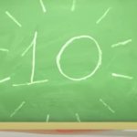Ten on the board. What riddles to tell children about the number 10. 