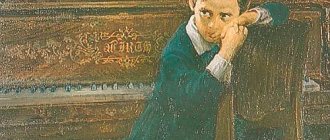 Мальчик у рояля.