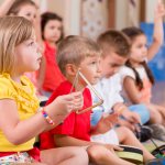 music lessons with children in kindergarten
