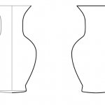 A simple vase that a child can draw.