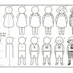 Drawing a girl and a boy step by step